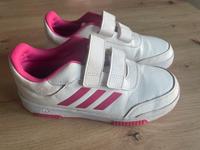 Sneaker Adidas US 5 rosa weiß Klettverschluss Bayern - Schrobenhausen Vorschau