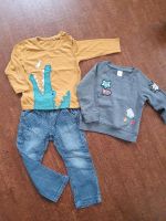 Kleines Bekleidungsset Gr. 92 / Pulli, Longsleeve, Hose Sachsen - Zwickau Vorschau