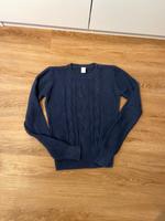 Vila Pullover Pulli Grobstrick Rundhals dunkelblau S 36 Strick München - Maxvorstadt Vorschau