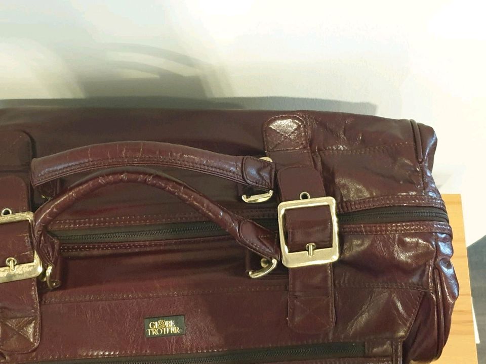Globe Trotter Koffer+Tasche Komplett Reisetasche Leder vintage in Wuppertal
