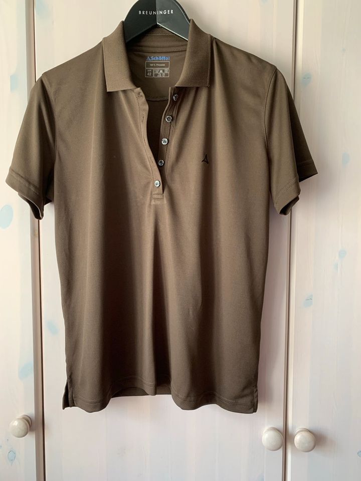 Schöffel Schoeffel 42 Khaki Shirt Trekking Polo Poloshirt Wandern in Essen