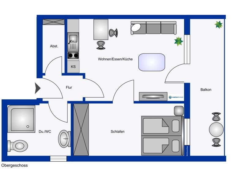 Erholung pur: Kleine, aber feine Wohnung im Küstenort Dornumersiel in Dornum