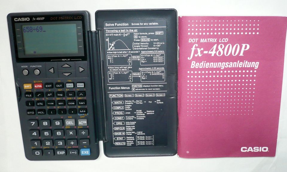 CASIO fx 4800 P CAS Taschenrechner Grafikrechner Programmierbar in  Schleswig-Holstein - Lübeck | eBay Kleinanzeigen ist jetzt Kleinanzeigen