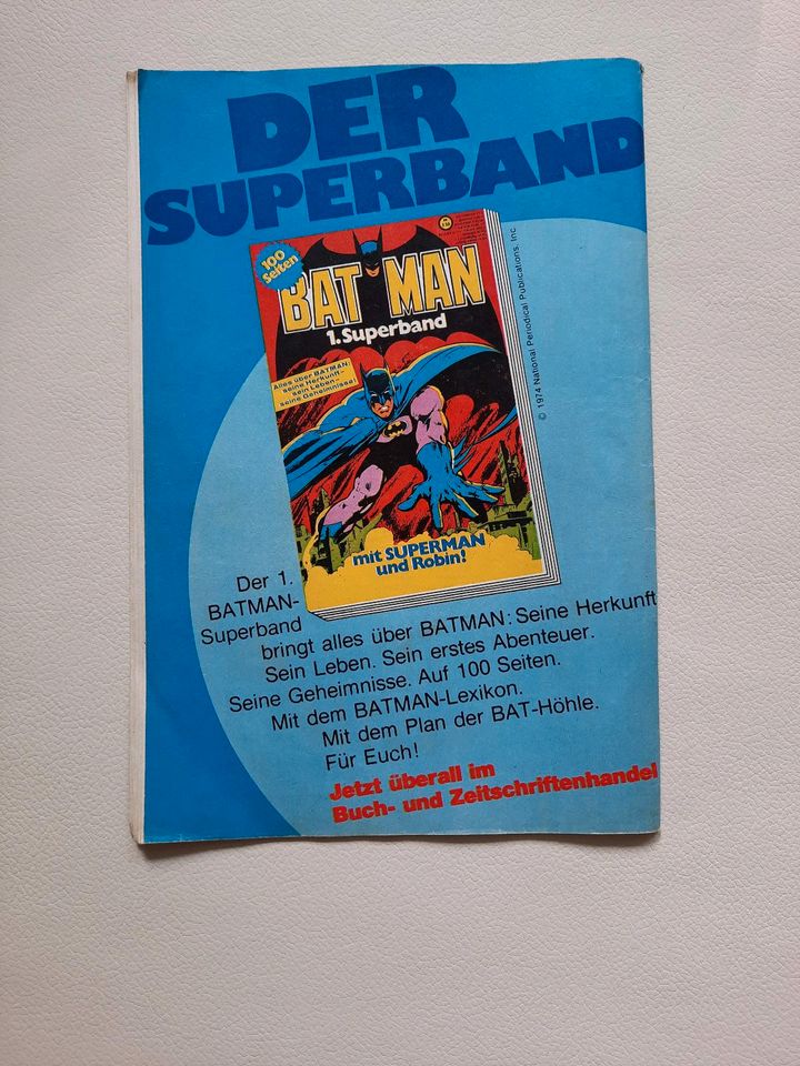 Superman Batman Comic Heft 13 v.1972,1974 und.1978,Ehapa in Heidelberg