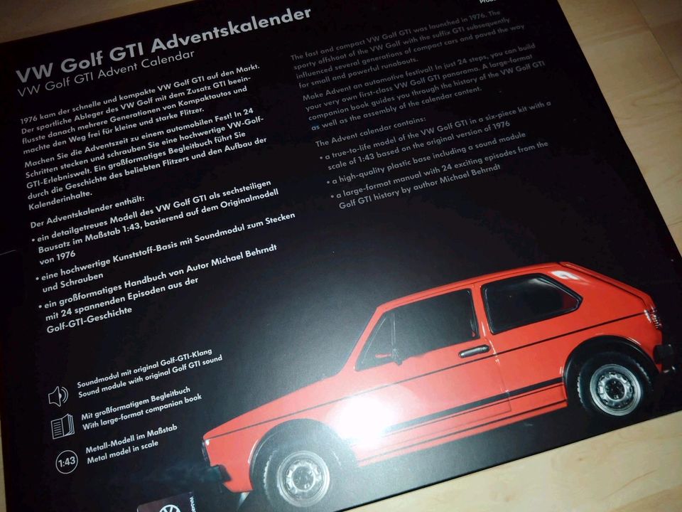 VW Golf 1 GTI Adventskalender Bausatz mit Sound in Kirchheim unter Teck