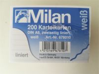Karteikarten DIN A8 liniert weiß 200er Niedersachsen - Bockhorn Vorschau