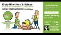 Erste-Hilfe-Kurs & Sehtest in Frankfurt Höchst West - Höchst Vorschau