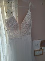 Hochzeitskleid Ivory A-Linie Magic Bride tiefer Rückenausschnitt Hessen - Limeshain Vorschau