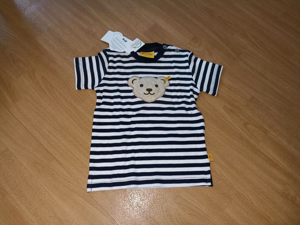 Steiff T-Shirt mit Teddy Quietschkopf Gr. 80 NEU in Berlin