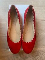 Top Zustand | rote Ballerina von Chloé | Modell Lauren Altona - Hamburg Groß Flottbek Vorschau