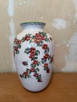 Vase Ulmer Keramik Blumen weiß rot Stuttgart - Vaihingen Vorschau