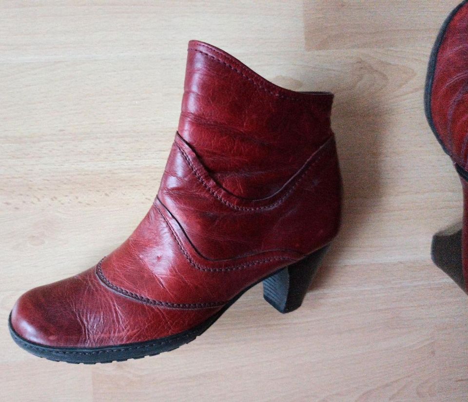 Wunderschöne Paul Green Leder Stiefeletten ❤️ oxblood❤️ Gr. 7  39 in Hamburg