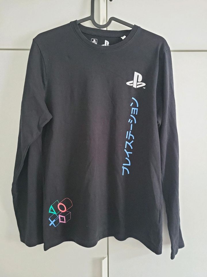 Playstation Langarm T Shirt Oberteil Pullover 170 176 in Eisenach