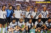 DFB EM 1980 Foto 10x15  8xsigniert Europameister Düsseldorf - Pempelfort Vorschau