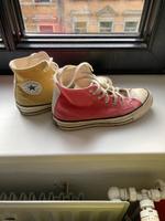 Converse Chuck 70 Hi Turnschuhe zweifarbig (gelb und pink) Dresden - Neustadt Vorschau