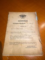 HANOMAG Schlepper Handbuch No. 244 Neudruck Niedersachsen - Heiningen (Niedersachsen) Vorschau