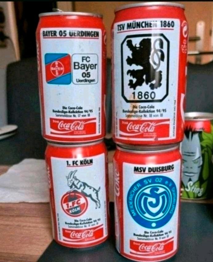 Biete verschiedene leere coca cola dosen an in Nürnberg (Mittelfr)