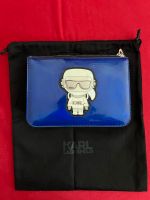 Karl Lagerfeld Space Pochette blau neu metallic fluoriszierend Ludwigsvorstadt-Isarvorstadt - Isarvorstadt Vorschau