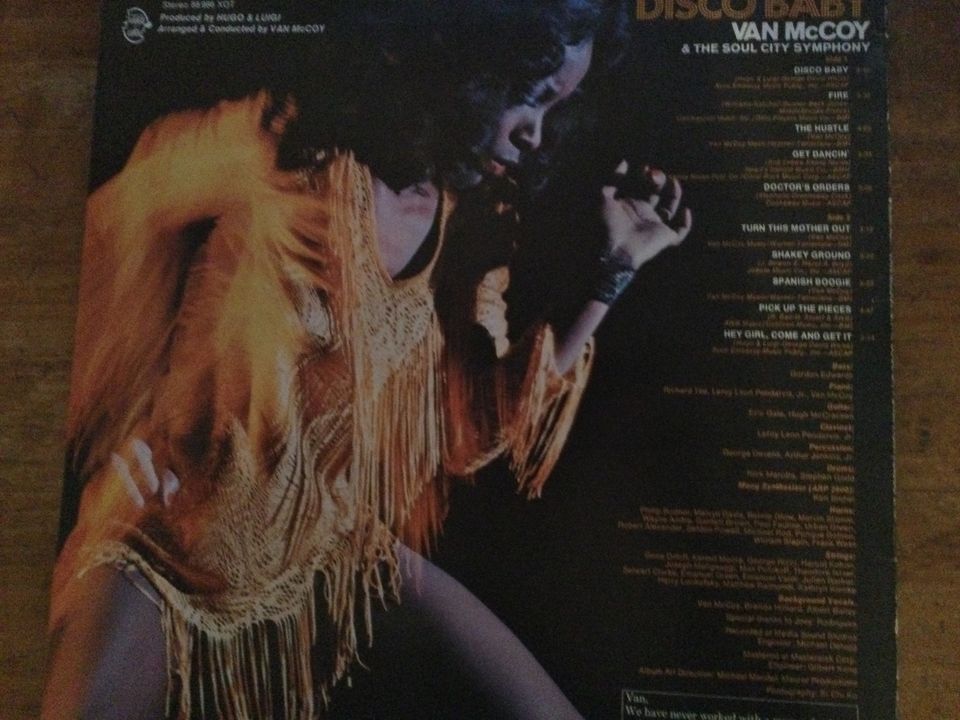 LP:  Van McCoy. Disco Baby in Aachen