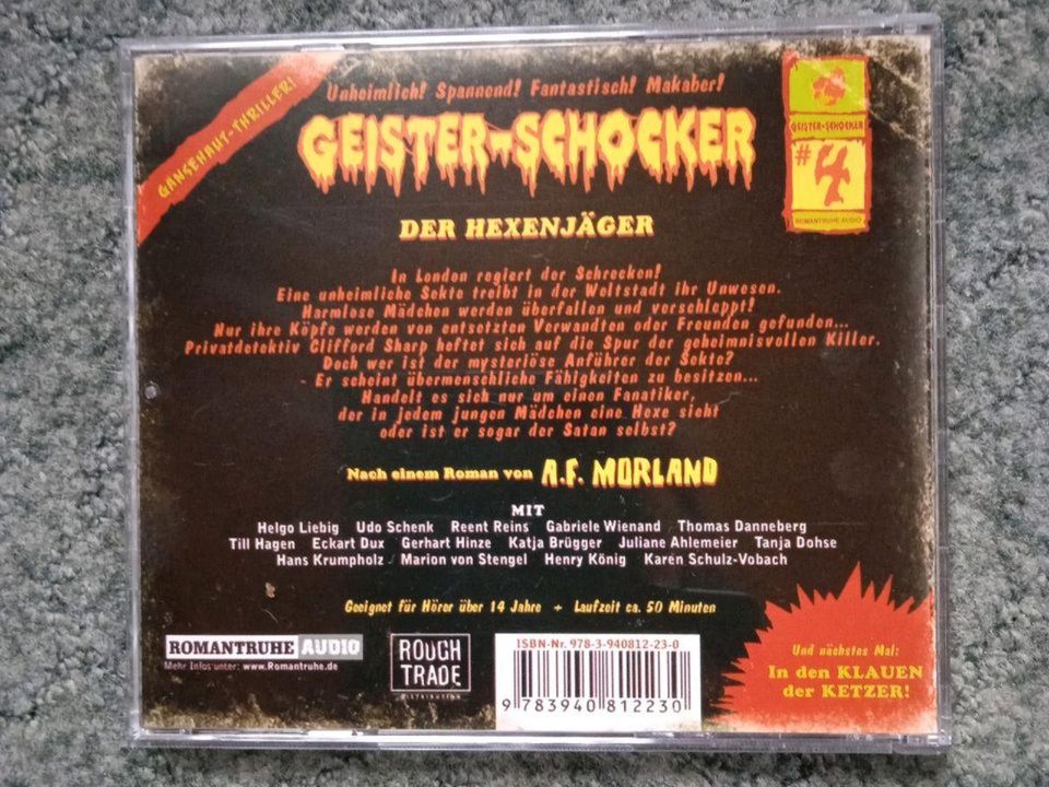 Geister-Schocker 4: Der Hexenjäger (Hörspiel-CD) in Langelsheim