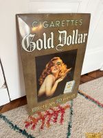 Blechbild Gold Dollar Cigarettes Berlin - Charlottenburg Vorschau