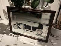 Großer seltener Barspiegel mit Rolls Royce Motiv (Rarität) Nordrhein-Westfalen - Detmold Vorschau