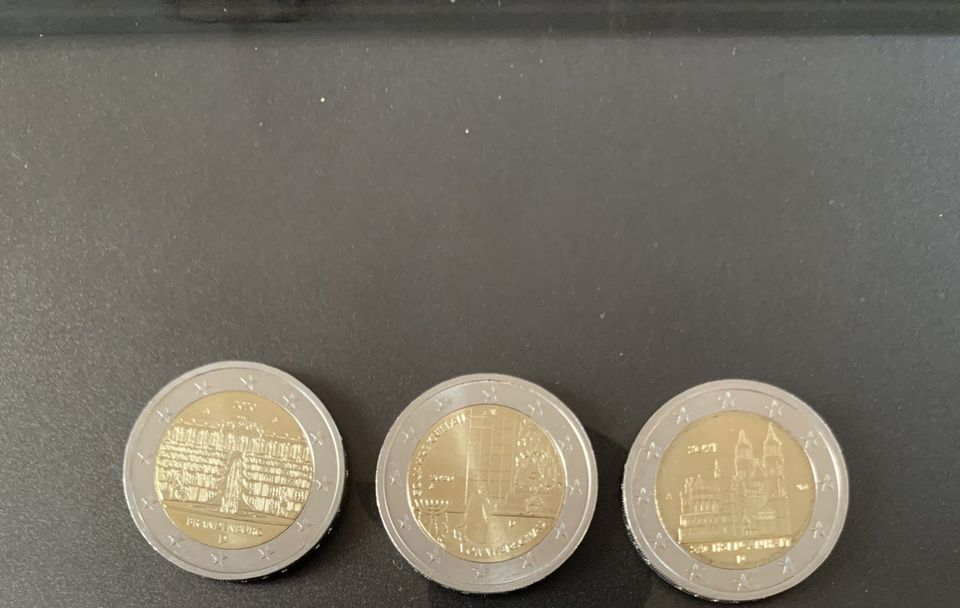 2 Euro Gedenkmünzen Deutschland 2020, 2021 in Wolfen