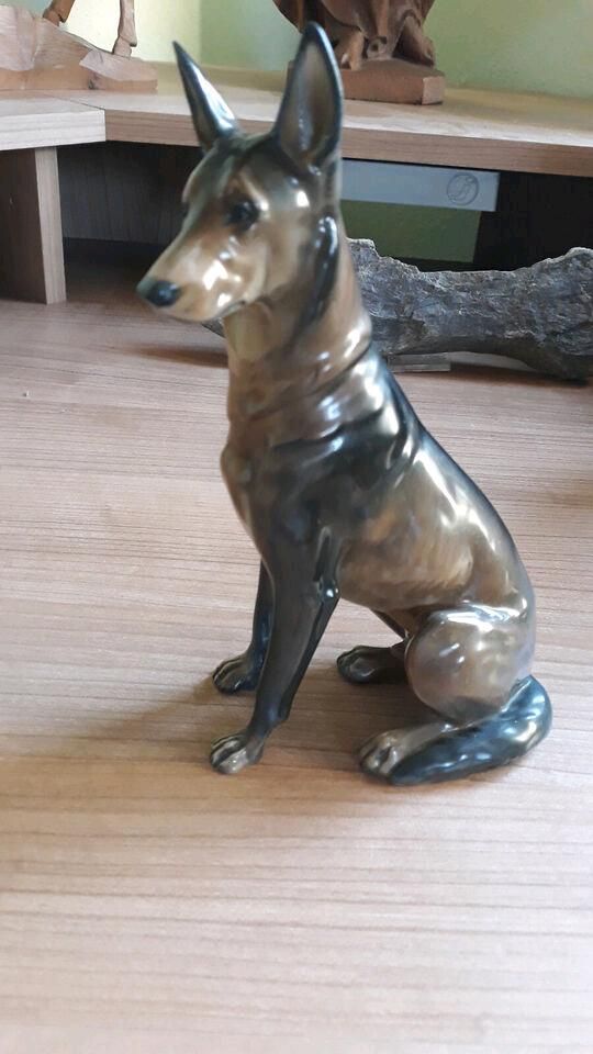 Alte Rosenthal Figur Schäferhund Top in Schwarzenbach a d Saale