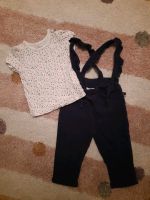 Outfit aus T-Shirt und Latzhose Gr.80 Nordrhein-Westfalen - Hörstel Vorschau