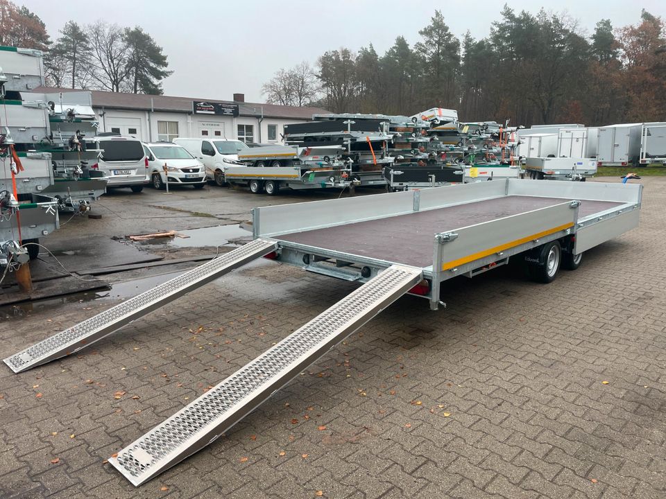 ⭐️ Eduard Auto Transporter 3500 kg 606x220x30cm kippbar Rampen 63 in Schöneiche bei Berlin