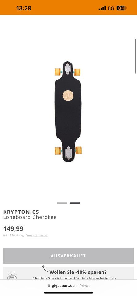 Kryptonics Longboard Cherokee in Rheinberg