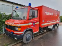 Mercedes Benz 814D Koffer Feuerwehr Gerätewagen nur 21000 km Niedersachsen - Schneverdingen Vorschau