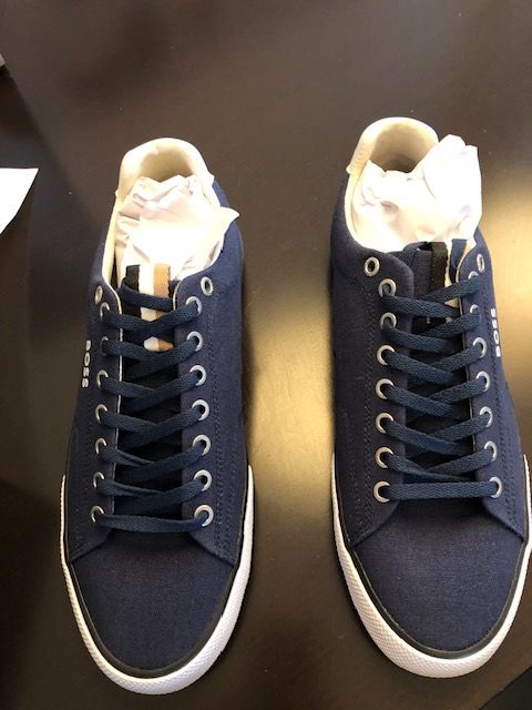 BOSS Herren Sneakers Dunkelblau, Gr. 42 in Berlin