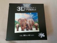 3D Effekt Puzzle "Elefanten" 500 Teile Bad Doberan - Landkreis - Broderstorf Vorschau