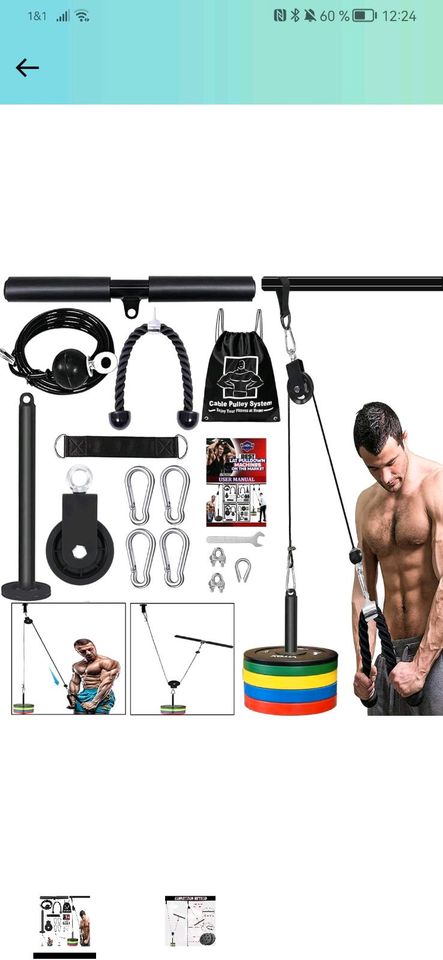 Home Gym Kabelzug Trizeps neu in Heppenheim (Bergstraße)