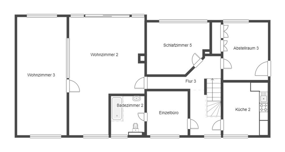 Wohnen mit Weitsicht und viel Platz: Zweifamilienhaus mit separaten Eingängen und großem Garten in Delligsen