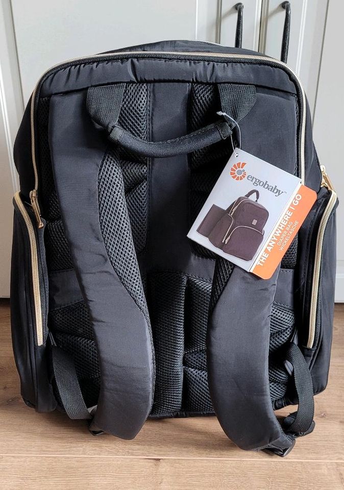 Ergobaby Wickeltasche Wickelrucksack Anywhere i go slim schwarz in Siek