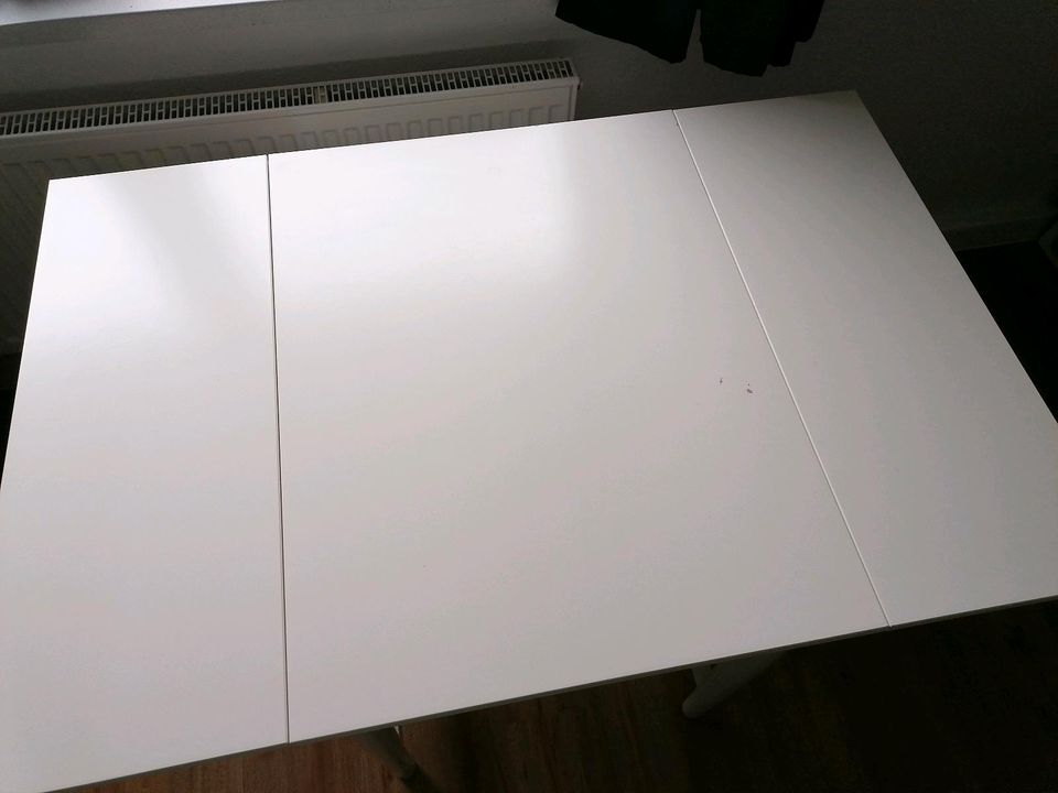 Weißer Tisch Esstisch klappbar IKEA in Wiesbaden