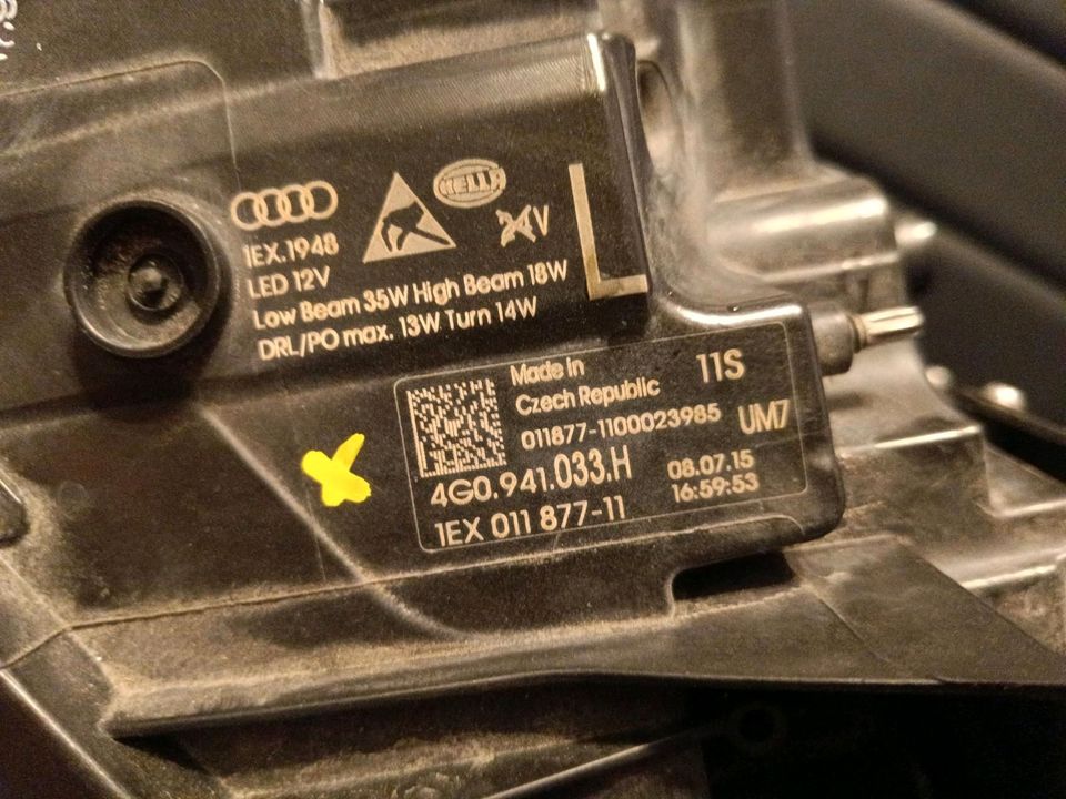 Scheinwerfer Audi A6 4G Full LED Links 4G0.941.033.H in Püchersreuth