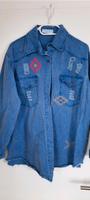 Bluse Jeansoptik Made in Italy Boho punk ibiza neon Niedersachsen - Osnabrück Vorschau