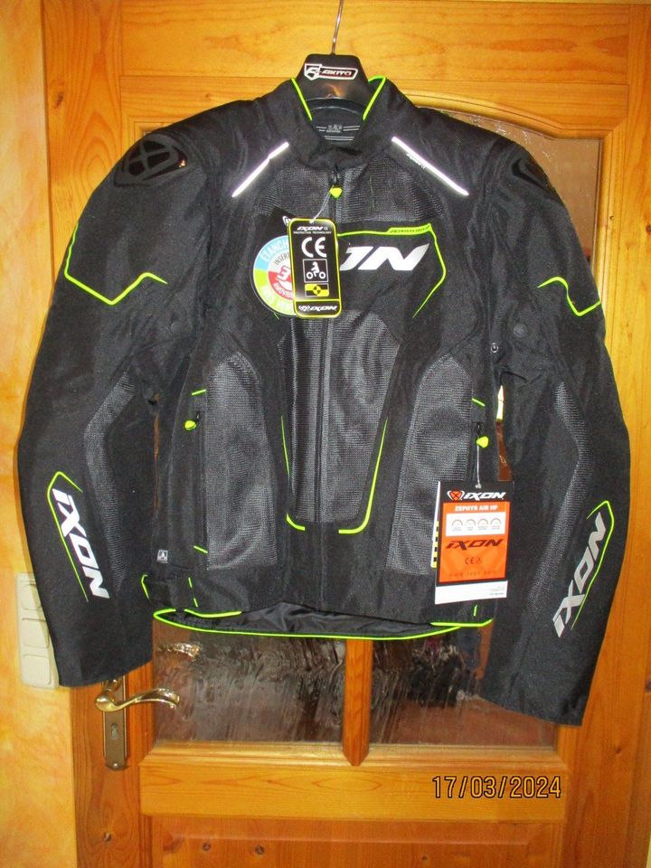 IXON Motorradjacke Zephyr Air HP Gr. L (H48-50, D40-42) NEU SUPER in Blankenheim