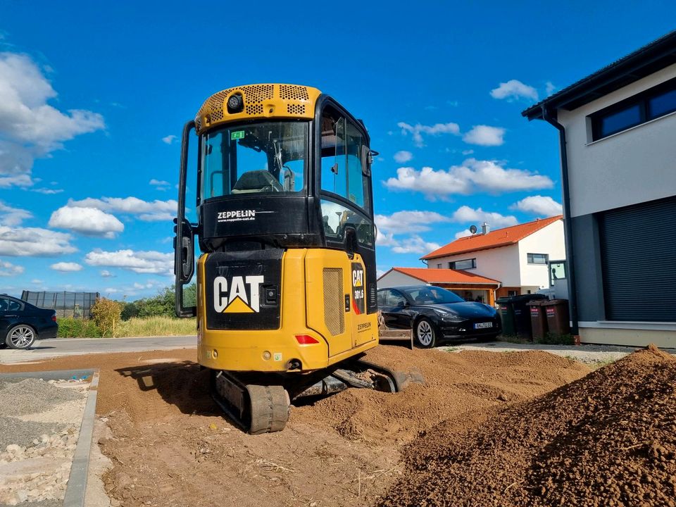 Minibagger CAT 301.6 zum vermieten/leihen in Leutershausen