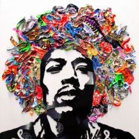 Alles muss raus! Hommage Jimi Hendrix 90x90 Street Art/Pop Art/ Bayern - Wörthsee Vorschau