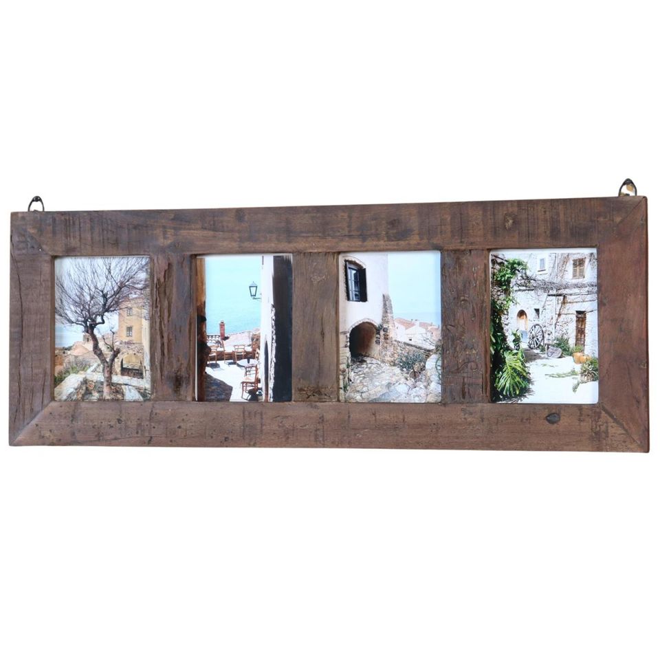 Altholz Bilderrahmen RUSTI 30x80cm Collage 13x18 Vintage 4 Bilder in Baindt