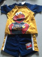 Shirt mit kurzer Hose "Sesame street" Niedersachsen - Liebenau Vorschau