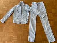 Lee Jeans Anzug hellblau / weiß gestreift, vintage 80er Jahre Baden-Württemberg - Konstanz Vorschau