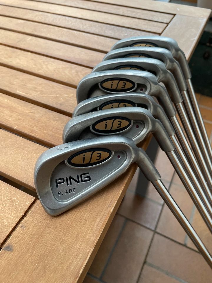 Ping i3 Blade Golfschläger Eisensatz KBS Schläger Eisen Golfset in Bammental