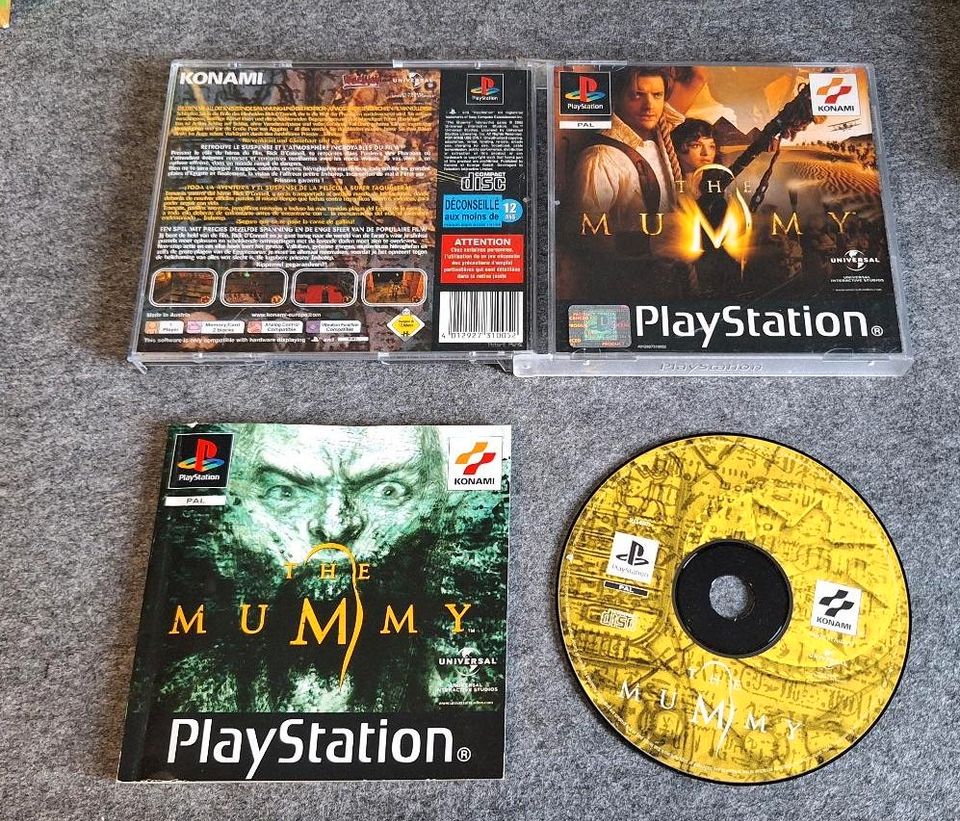 The Mummy PS1 Spiel Playstation Komplett in Adelsheim