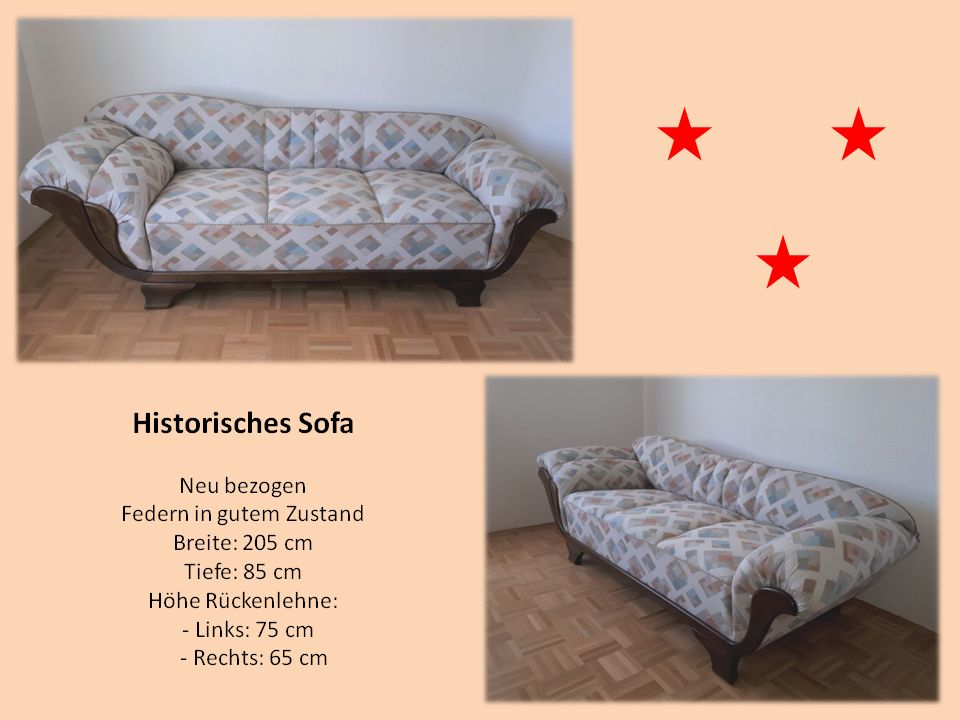 Historisches Sofa in Neuenstein