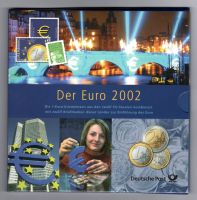 Der Euro 2002 12 Stück 1 Euro Kursmünzen und Briefmarken der EU München - Au-Haidhausen Vorschau